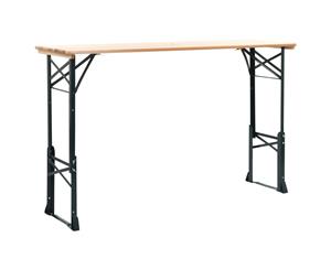 Outdoor Picnic Beer Table Wood Dining Coffee Foldable Garden Furniture