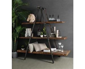 PYRAMID SHELF BOOKCASE UNIT-TRIPOD CASE