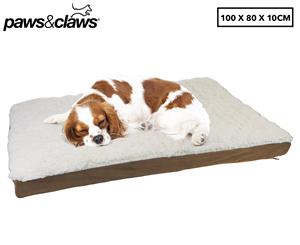 Paws & Claws 100x80cm Orthopedic Pet Bed