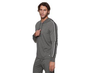 Polo Ralph Lauren Men's Mini Terry Hoodie - Charcoal Heather/Polo Black