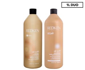 Redken All Soft Shampoo & Conditioner Pack 1L