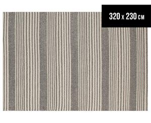 Rug Culture 320x230cm Braided Rug - Silver