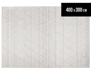 Rug Culture 400x300cm Silver Styles Modern Rug - Silver/Grey