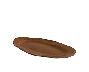 Salt & Pepper Nomad Oval Platter 36x18cm Rust