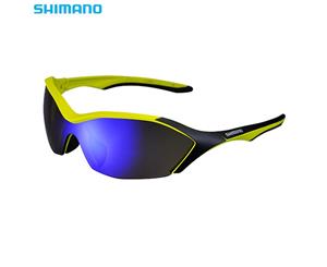 Shimano S71R-PL Polarized Glasses - Fluro Yellow