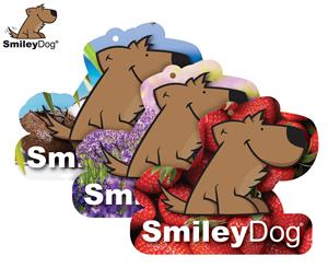 Smiley Dog Air Fresheners Coconut Strawberry & Lavender 3-Pack