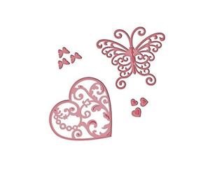 Spellbinders Shapeabilities Die DLites Flutter Love S3-211