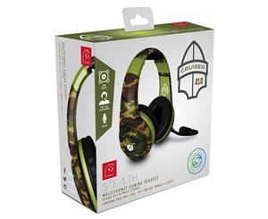 Stealth XP-Cruiser Woodland Camo Multi Format Stereo Gaming Headset