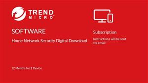 Trend Micro Renewal Home Network Security Electronic Voucher - 12 Months Subscription