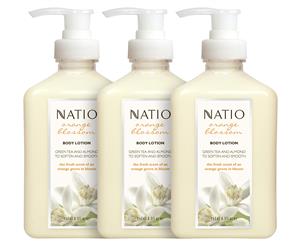 3 x Natio Orange Blossom Body Lotion 250mL