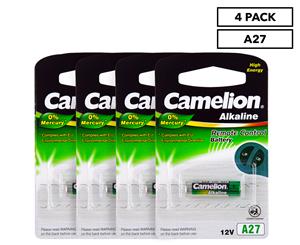 4 x Camelion Plus Alkaline A27 Battery