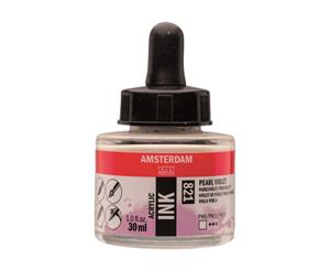 821 - Talens Amsterdam Acrylic Ink 30ml Pearl Violet