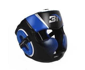 Adult Headgear Head Guard Helmet Training Kick Boxing Sparring Face Protector