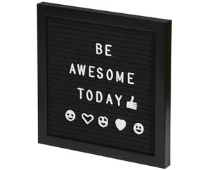 Bullet Felt Message Board (Black) - PF2174