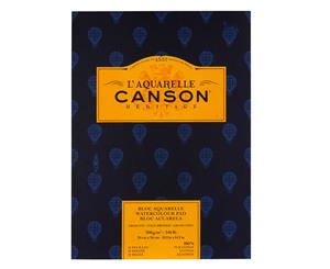 Canson Heritage Watercolour Pad - 12 Sheets - 300gsm - 10" x 14" (26 x 36cm) - NOT