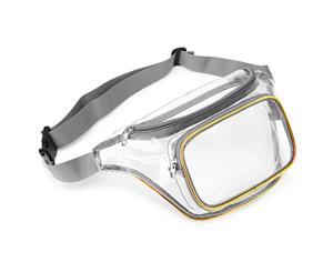 CoolBELL Clear Fanny Pack Waist Bag-Transparent Grey