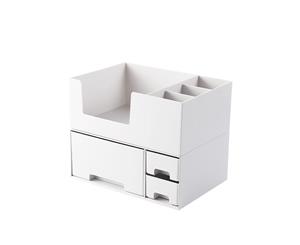 Cosmetics Storage Box Makeup Organizer - White