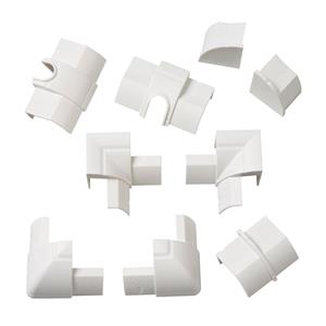 D-Line 9 Piece White Cable Cover Kit