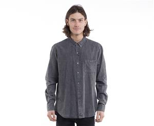 Deacon Men's Curtail Long Sleeve Shirt - Black