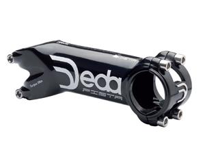 Deda Pista Alloy Stem - Black Anodized with White Logo