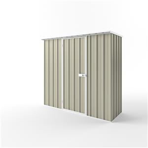 EnduraShed 2.25 x 0.78 x 2.12m Tall Flat Roof Garden Shed - Merino