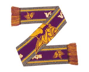 FOCO NFL Winter Scarf - GREY BIG LOGO Minnesota Vikings - Multi