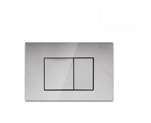 Fienza Flush Plate Chrome Square Button JB60C