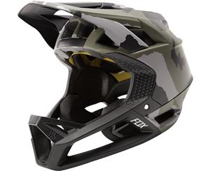 Fox Proframe Full Face MIPS MTB Helmet Camo Green Camo