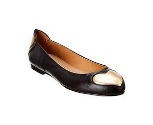 French Sole Suess Leather Flat