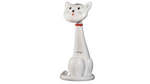 Gabroo Cat Kids Desk and Night Lamp - White