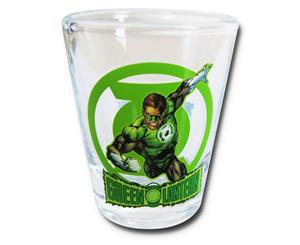 Green Lantern in Action Mini Glass