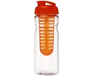 H2o Base 650Ml Flip Lid Sport Bottle And Infuser (Transparent/Orange) - PF2845