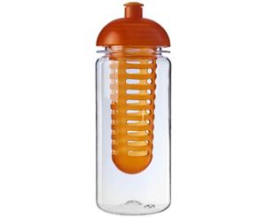 H2o Octave Tritan 600Ml Dome Lid Bottle And Infuser (Transparent/Orange) - PF2854