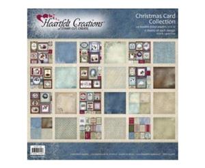 Heartfelt Double-Sided Paper Collection 12Inchx12inch 24 Pack Christmas Card