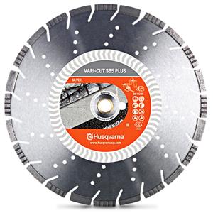 Husqvarna 350mm Segmented Diamond Blade for Abrasive & Asphalt Cutting - VARI-CUT S65-PLUS