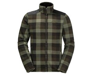 Jack Wolfskin Men's Cabot Check Jacket - Woodland Green