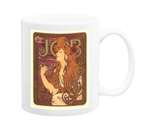 Job Cigarette Papers Alphonse Mucha Mug - 11 Fluid Oz