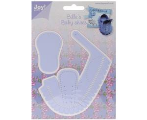 Joy! Crafts Cut & Emboss Die-Baby Shoe Boy 2.5"