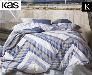 KAS Mackie King Bed Quilt Cover Set - Multi