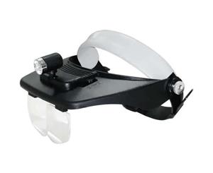 Led Headlamp Magnifying Glass Magnifier 1.2X 1.8X 2.5X 3.5X Mg81001-C