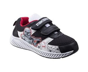 Leomil Childrens Boys Stormtrooper Touch Fastening Trainer (Black/White) - FS5702