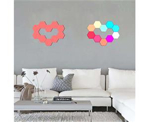 Lifesmart Milkwhite Heart Style Creative Geometry Assembly Intelligent Control Panel Light WIFI DIY 10set