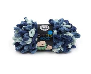 Lion Brand Yarn - Off The Hook - Blue Sapphire 100g