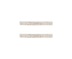 Lovisa Rhodium Double Diamante Barrette