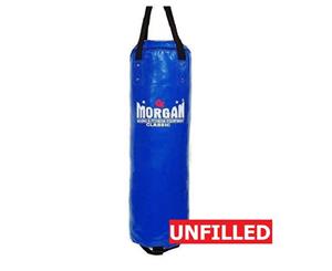 MORGAN Skinny Punch Bag Muay Thai Boxing MMA [Unfilled Blue] - Blue