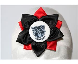 New Zealand Warriors NRL Infants Headband Baby Rosette Flower Head Band