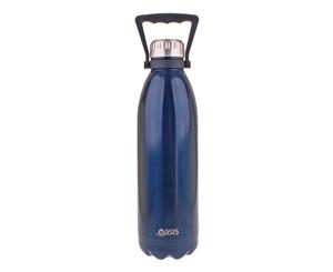 Oasis Drink Bottle With Handle 1.5 Litre - Navy