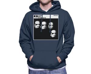 Original Stormtrooper With The Troopers Album Cover Parody Men's Hooded Sweatshirt - Navy Blue