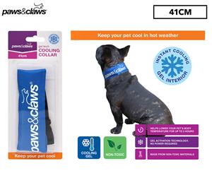 Paws & Claws Small Gel-Tech Cooling Collar - Blue