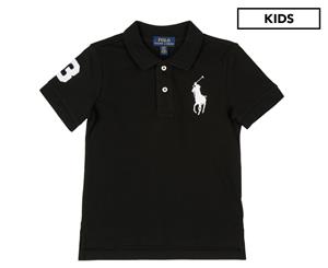 Polo Ralph Lauren Kids' Big Pony Mesh Polo - Black